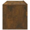 vidaXL Nástenné TV skrinky 2ks dymový dub 100x30x30cm spracované drevo