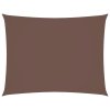 vidaXL Tieniaca plachta oxfordská látka obdĺžniková 5x7 m hnedá