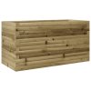 vidaXL Záhradný kvetináč 90x40x45,5 cm impregnovaná borovica
