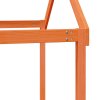 vidaXL Strecha na detskú posteľ voskovohnedá 217x85,5x154 cm borovica