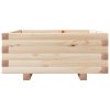 vidaXL Záhradný kvetináč 60x60x26,5 cm masívna borovica