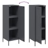 vidaXL Vysoká skrinka antracitová 36x39x113 cm oceľová