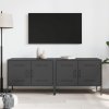 vidaXL TV skrinky 2 ks čierne 68x39x50,5 cm oceľ