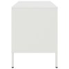 vidaXL TV skrinky 2 ks biele 68x39x50,5 cm oceľ