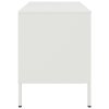 vidaXL TV skrinka biela 68x39x50,5 cm oceľ