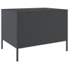 vidaXL Konferenčný stolík antracit 68x50x50,5 cm oceľ