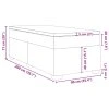 vidaXL Posteľný rám boxspring s matracom čierny 90x200 cm látka
