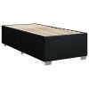 vidaXL Posteľný rám boxspring s matracom čierny 90x200 cm látka