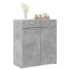vidaXL Komoda, betónovo sivá 80x42,5x93 cm, kompozitné drevo