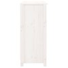 vidaXL Komoda biela 70x35x80 cm borovicový masív