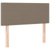 vidaXL Posteľný rám boxspring s matracom sivohnedý 90x190 cm látka