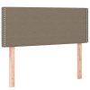 vidaXL Posteľný rám boxspring s matracom sivohnedý 90x190 cm látka