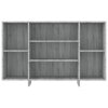 vidaXL Komoda, sivá sonoma 120x30x75 cm, kompozitné drevo