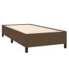 vidaXL Posteľný rám boxsping s matracom hnedý 90x200 cm látka
