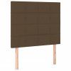 vidaXL Posteľný rám boxsping s matracom hnedý 90x200 cm látka
