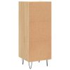 vidaXL Komoda dub sonoma 34,5x34x90 cm spracované drevo