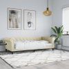 vidaXL Denná posteľ krémová 80x200 cm umelá koža
