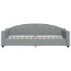 vidaXL Denná posteľ s matracom bledosivá 80x200 cm látka