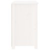 vidaXL Nočný stolík biely 50x35x61,5 cm masívne borovicové drevo