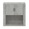 vidaXL Nástenná skrinka betónová sivá 80x33x80 cm kompozitné drevo