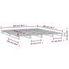 vidaXL Paletová posteľ 200x200 cm, borovicový masív