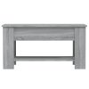 vidaXL Konferenčný stolík sivý sonoma 101x49x52 cm spracované drevo