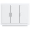 vidaXL Komoda biela 92x35x75 cm spracované drevo