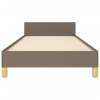 vidaXL Rám postele bez matraca Taupe 90x190 cm Látka
