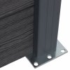 vidaXL Sada plotových panelov sivá 872x186 cm WPC