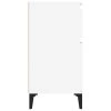 vidaXL Nočný stolík biely 40x35x70 cm