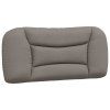 vidaXL Rám postele bez matraca Taupe 90x200 cm Látka