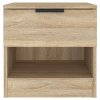 vidaXL Nočné stolíky 2 ks dub sonoma spracované drevo