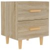 vidaXL Nočný stolík dub sonoma 40x35x47,5 cm