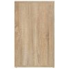 vidaXL Nočný stolík dub sonoma 50x36x60 cm spracované drevo