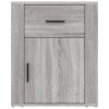 vidaXL Nočný stolík sivý sonoma 50x36x60 cm spracované drevo