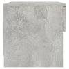 vidaXL Nočné stolíky 2 ks betónové sivé spracované drevo