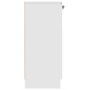 vidaXL Komoda biela 60x30x70 cm spracované drevo