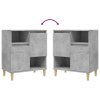 vidaXL Komody 2 ks betónovo sivé 60x35x70 cm kompozitné drevo