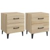 vidaXL Nočné stolíky 2 ks dub sonoma 40x35x47,5 cm