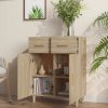 vidaXL Komoda dub sonoma 69,5x34x89 cm spracované drevo