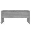 vidaXL Konferenčný stolík sivý sonoma 102x50,5x46,5cm spracované drevo