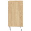 vidaXL Komody 2 ks dub sonoma spracované drevo