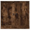 vidaXL Komoda dymový dub 70x35,5x67,5 cm spracované drevo