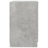 vidaXL Nočný stolík betónovo sivý 40x40x63 cm spracované drevo