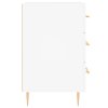 vidaXL Nočný stolík biely 40x40x66 cm kompozitné drevo