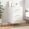 vidaXL Nočný stolík biely 40x40x66 cm kompozitné drevo