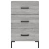 vidaXL Nočný stolík sivý sonoma 40x40x66 cm kompozitné drevo