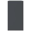 vidaXL Komoda antracitová 99x39x73 cm oceľ
