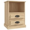 vidaXL Nočný stolík dub sonoma 43x36x60 cm