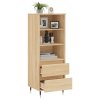 vidaXL Vysoká skrinka dub sonoma 40x36x110 cm spracované drevo
